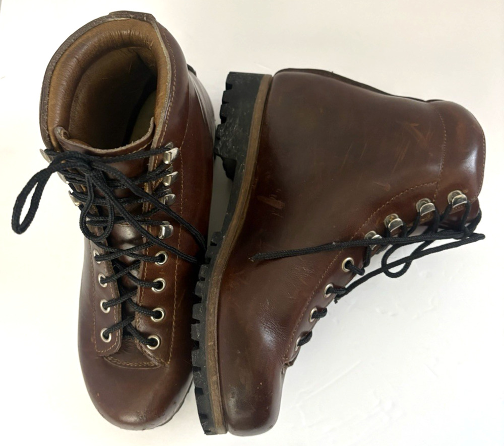 Asolo Women's Size 5 Gore-Tex Work Boots Brown Leather Work Hike VINTAGE